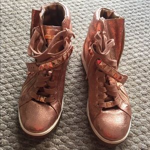 Michael Kors rose gold shoes