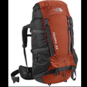 North Face Terra 55 backpacking back pack