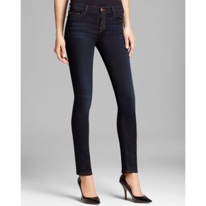 J Brand 8112 Mid Rise Rail Skinny Jeans Atlantis
