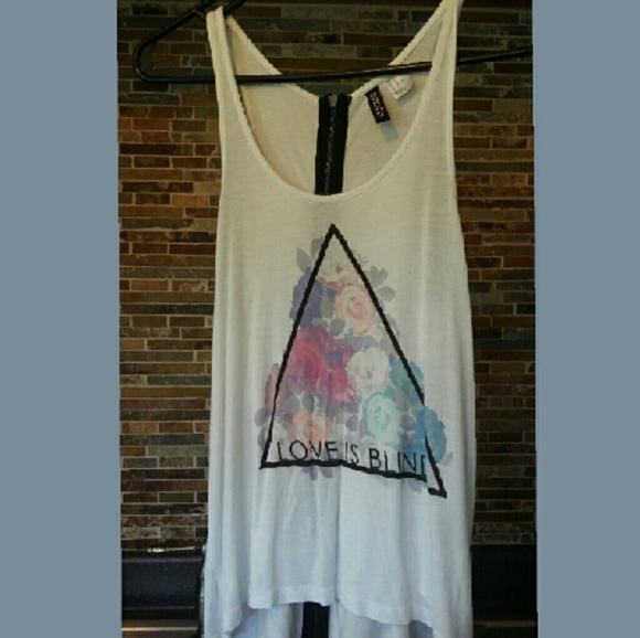 Boho "Love is blind" tank