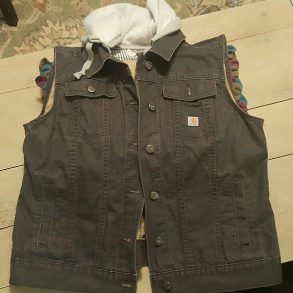 Carhartt  vest with hood