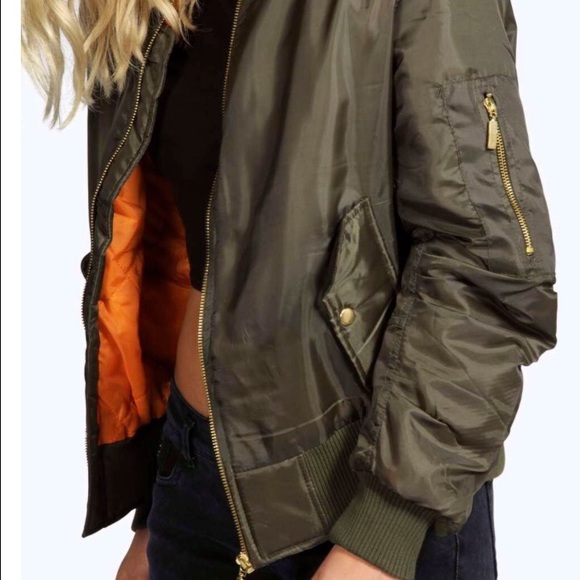 Olive Bomber Jacket
