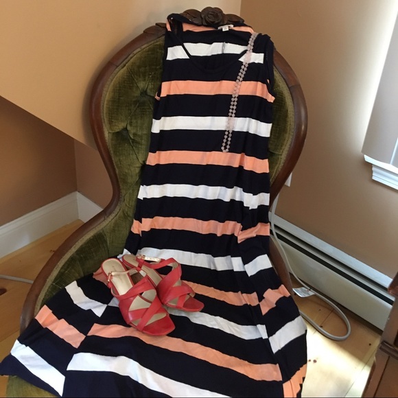 Striped Gap Maxi Dress