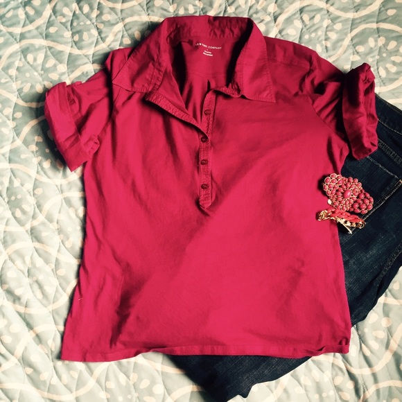 Dark Pink casual shirt