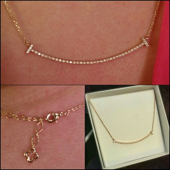 SOLD - Rose Gold Bar Necklace