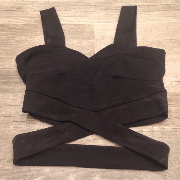 Boohoo Other - Cutout black bralet Boohoo Other - Cutout black bralet