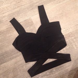 Boohoo Other - Cutout black bralet Boohoo Other - Cutout black bralet