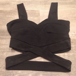 Boohoo Other - Cutout black bralet Boohoo Other - Cutout black bralet