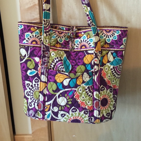 Plum Crazy Vera Bradley Tote