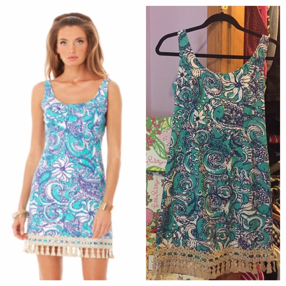 🌷 Lilly Pulitzer Eaton Shift in Seafoam Green