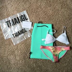 Triangle bikini set