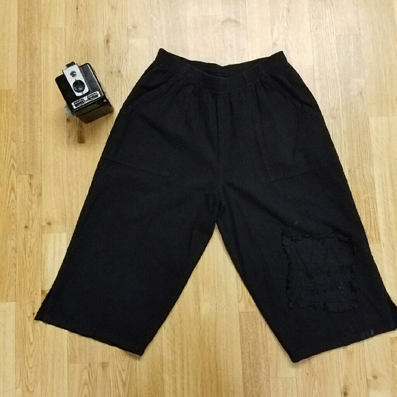 Black Cloth Shorts - Picture 1 of 1