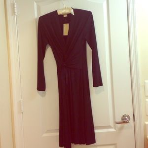 Michael Kors black wrap dress. New with tags!