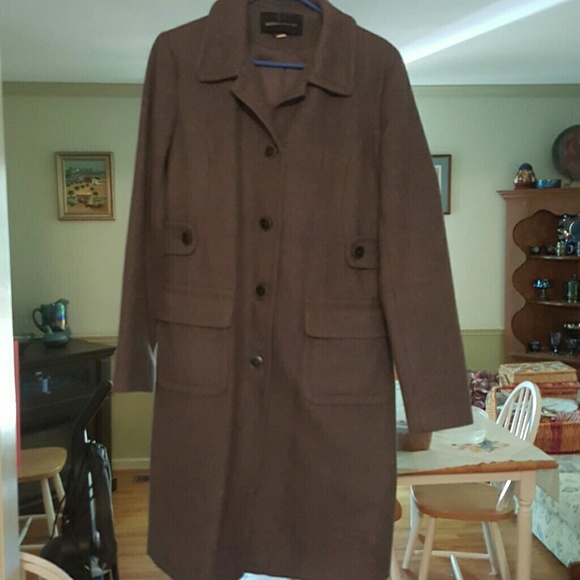 Knee length winter wool jacket - Picture 2 of 2