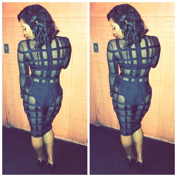 Beautiful black cocktail dress