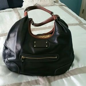 Huge all leather Kate Spade hobo.