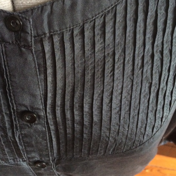 Silk black ever blouse - Picture 3 of 4