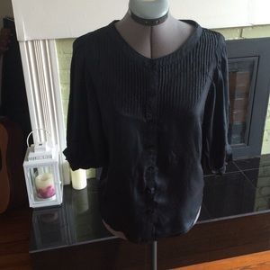 Silk black ever blouse