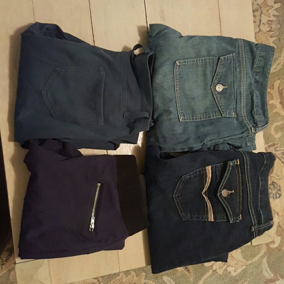 Lot of 4 dress jeans - flared and fitted - Picture 2 of 2