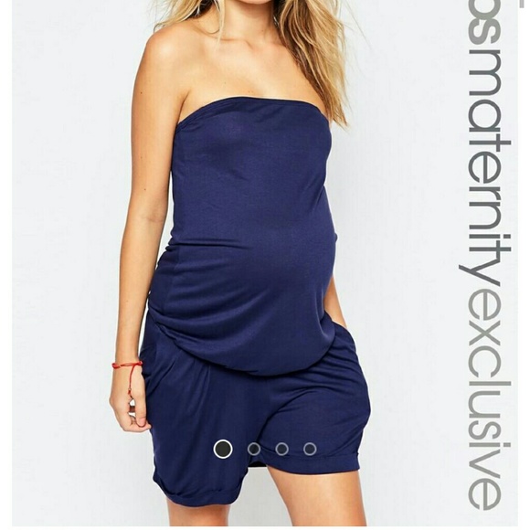 asos maternity romper