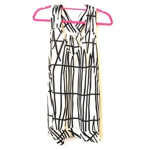 Drop waist silk tank