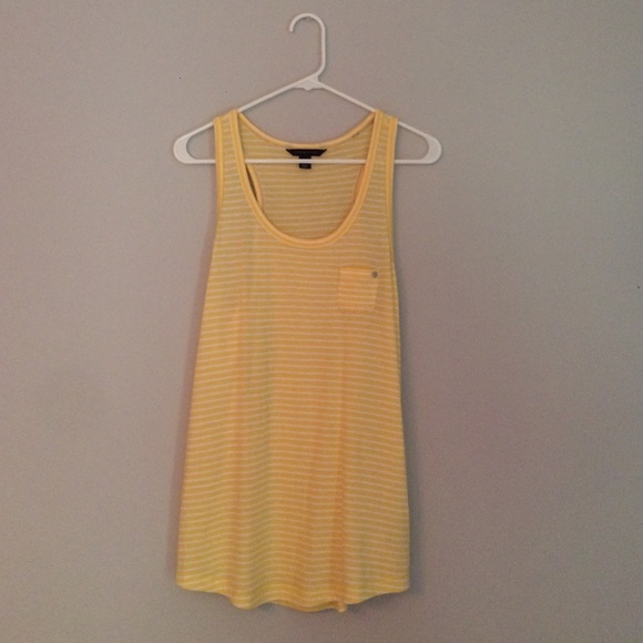 Tommy Hilfiger Yellow Striped Tank Top