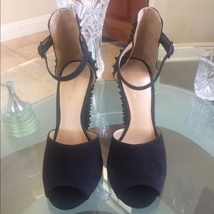 Zara black studded heels.Worn twice.4 1/2in heel.