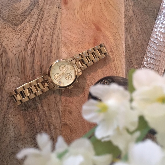 Gold Michael Kors watch