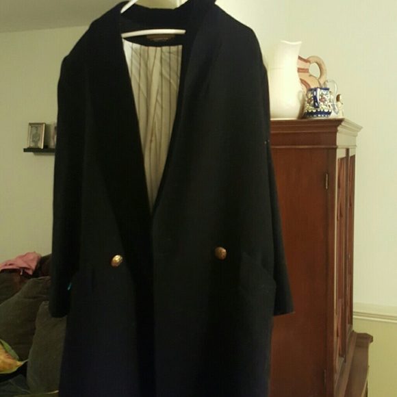 Ankle length heavy weight London Fog wool jacket