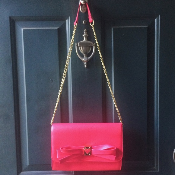 Betsy Johnson Chain Crossbody Bag