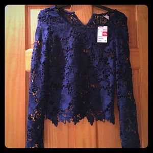 Never worn H&M lace top