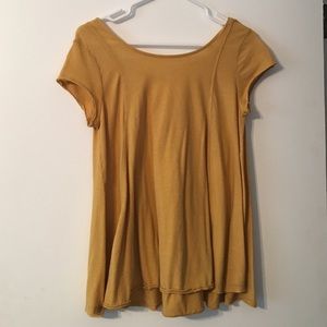 Yellow Flowy Blouse