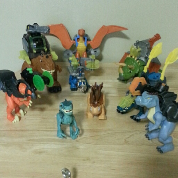 Imaginext dinos with armor