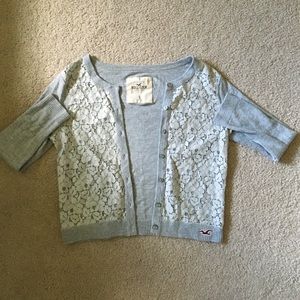 Gray Hollister Cardigan Size: Small