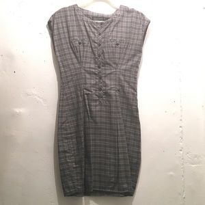 Yarn-dye Check Dress