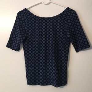 Navy Mandala Swoop Back