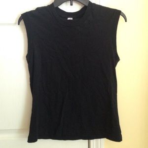 Black American Apparel Muscle Tank