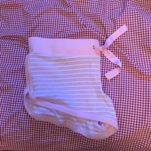 VS pink pajama shorts