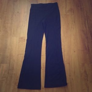 Black Spandex Yoga Pants, Size Medium