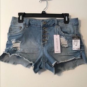High waited Denim Shorts