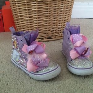 Customized "Sophia the First" High Tops