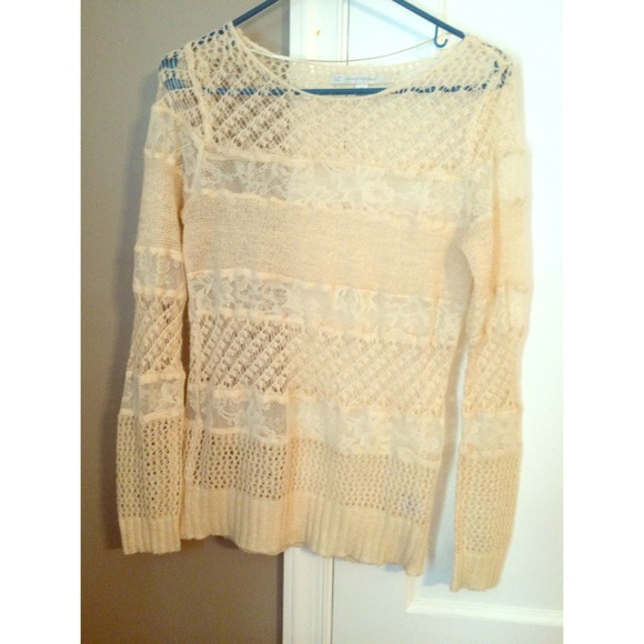 Lauren Conrad lace sweater