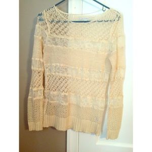 Lauren Conrad lace sweater