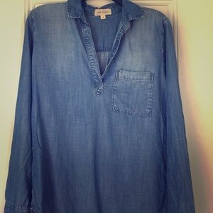 Cloth and Stone/Anthropologie chambray popover