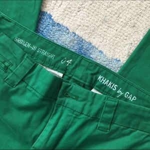 Gap Pants - Green Gap Broken In Khakis Gap Pants - Green Gap Broken In Khakis