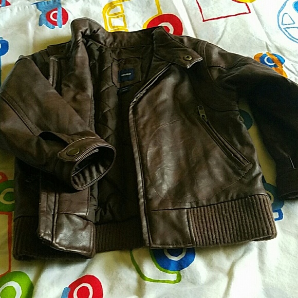 Gap Faux  leather Bomber Jacket