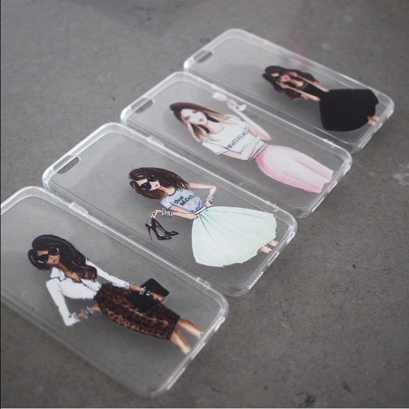 LAST 1! iPhone 6 6s case girl black dress - Picture 2 of 2