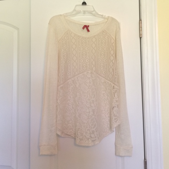 Cream Lace sweater