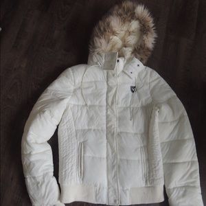 AE White Winter Coat