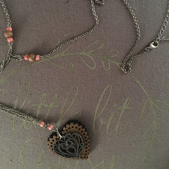 Heart  beaded necklace